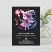 Invitation Joyeux Assistant Minimaliste Anniversaire (Debout devant)