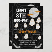 Invitation Joyeux Boo-Anniversaire (Devant / Derrière)