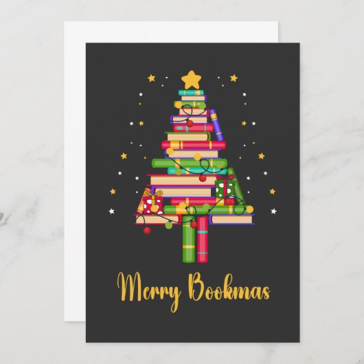 Invitation Joyeux Bookmas (Devant / Derrière)