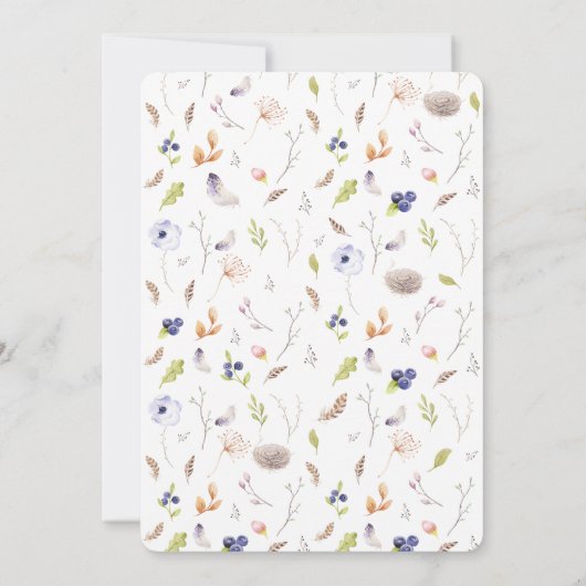 Invitation Joyeux Brunch de Pâques (Dos)