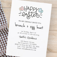 Joyeux Brunch de Pâques et chasse aux oeufs