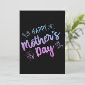 Invitation Joyeux cadeau de la fête des mères Joyeux cadeaux (Debout devant)