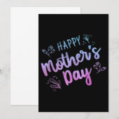 Invitation Joyeux cadeau de la fête des mères Joyeux cadeaux (Devant / Derrière)