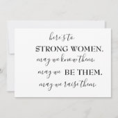 Invitation Joyeux café Mug de la Journée internationale des f (Devant)