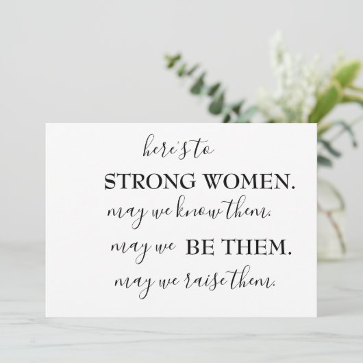 Invitation Joyeux café Mug de la Journée internationale des f (Debout devant)