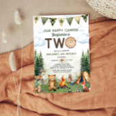 Invitation Joyeux Camper 2e anniversaire