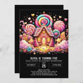 Invitation Joyeux Canyland Digital Anniversaire (Devant / Derrière)