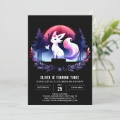 Invitation Joyeux Chat Enchanted Anniversaire (Debout devant)