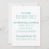 Invitation Joyeux Chiens Schnauzer (Dos)