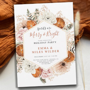 Invitation Joyeux Citrus Pine Holiday