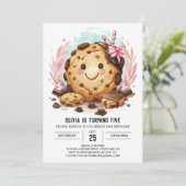 Invitation Joyeux cookies numériques élégants Anniversaire (Debout devant)