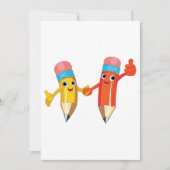 Invitation Joyeux crayons (Devant)