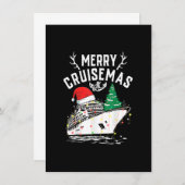 Invitation Joyeux Cruisemas 2022 Croisière Chapeau de Père No (Devant / Derrière)