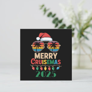 Invitation Joyeux Cruisemas 2025 Croisière de Noël personnali