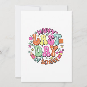 Invitation Joyeux Dernier Jour d'École