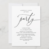 Invitation Joyeux dîner de mariage et soirée dansante pour to (Devant)