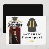 Invitation Joyeux diplôme de maternelle Ajouter une photo (Devant / Derrière)