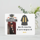 Invitation Joyeux diplôme de maternelle Ajouter une photo (Debout devant)