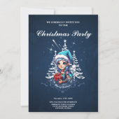 Invitation Joyeux elfe (Devant)