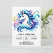 Invitation Joyeux Enfants Cheval Anniversaire (Debout devant)