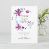 Invitation Joyeux et brillant Mariage de Noël (Debout devant)