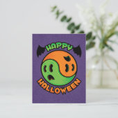 Invitation Joyeux fantôme d'Halloween Yin-Yang (Debout devant)
