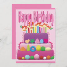 Joyeux gâteau d'anniversaire
