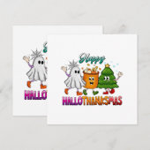 Invitation Joyeux Hallothankmas (Devant / Derrière)