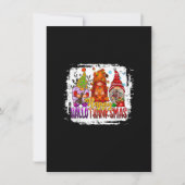 Invitation Joyeux HalloThankMas Gnome Halloween Noël que (Devant)