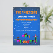 Invitation Joyeux Halloween (Debout devant)