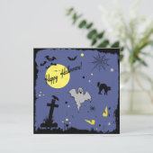 Invitation Joyeux Halloween (Debout devant)