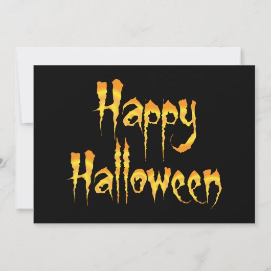 Invitation Joyeux Halloween (Devant)