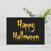 Invitation Joyeux Halloween (Debout devant)