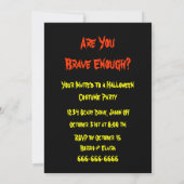 Invitation Joyeux Halloween (Dos)