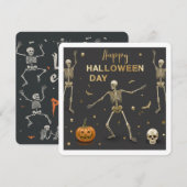 Invitation "Joyeux Halloween" (Devant / Derrière)