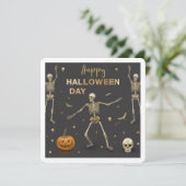Invitation "Joyeux Halloween" (Debout devant)