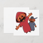 Invitation Joyeux Halloween à vos amis (Devant / Derrière)
