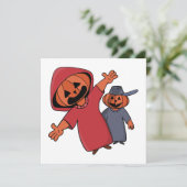 Invitation Joyeux Halloween à vos amis (Debout devant)