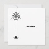 Invitation Joyeux Halloween Citrouille Jack O'lantern (Dos)