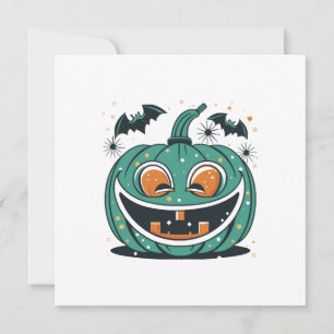 Invitation Joyeux Halloween ! Découpez une citrouille !