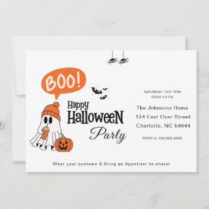 Invitation Joyeux Halloween Moderne