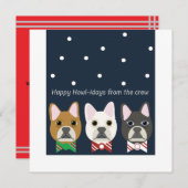 Invitation Joyeux Howl-idays de l'équipe (Devant / Derrière)