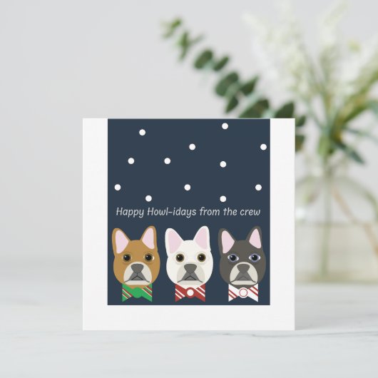 Invitation Joyeux Howl-idays de l'équipe (Debout devant)