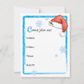 Invitation Joyeux Howlidays Wheaten (Dos)
