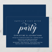 Invitation Joyeux Jour Après, Fête de Mariage en Intime (Devant / Derrière)