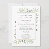 Invitation Joyeux Jour après la fête de la verdure Mariage Ph (Devant)