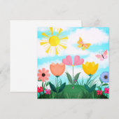 Invitation Joyeux jour d'été (Devant / Derrière)