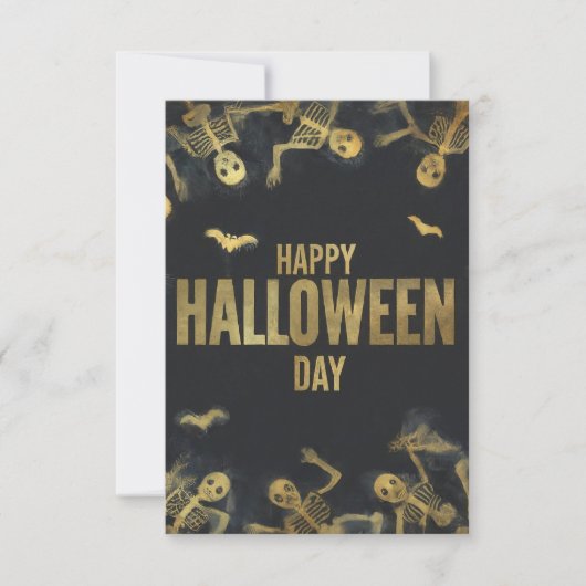 Invitation Joyeux jour d'Halloween (Devant)