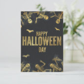 Invitation Joyeux jour d'Halloween (Debout devant)