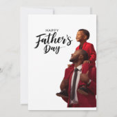 Invitation Joyeux jour du père (Dos)